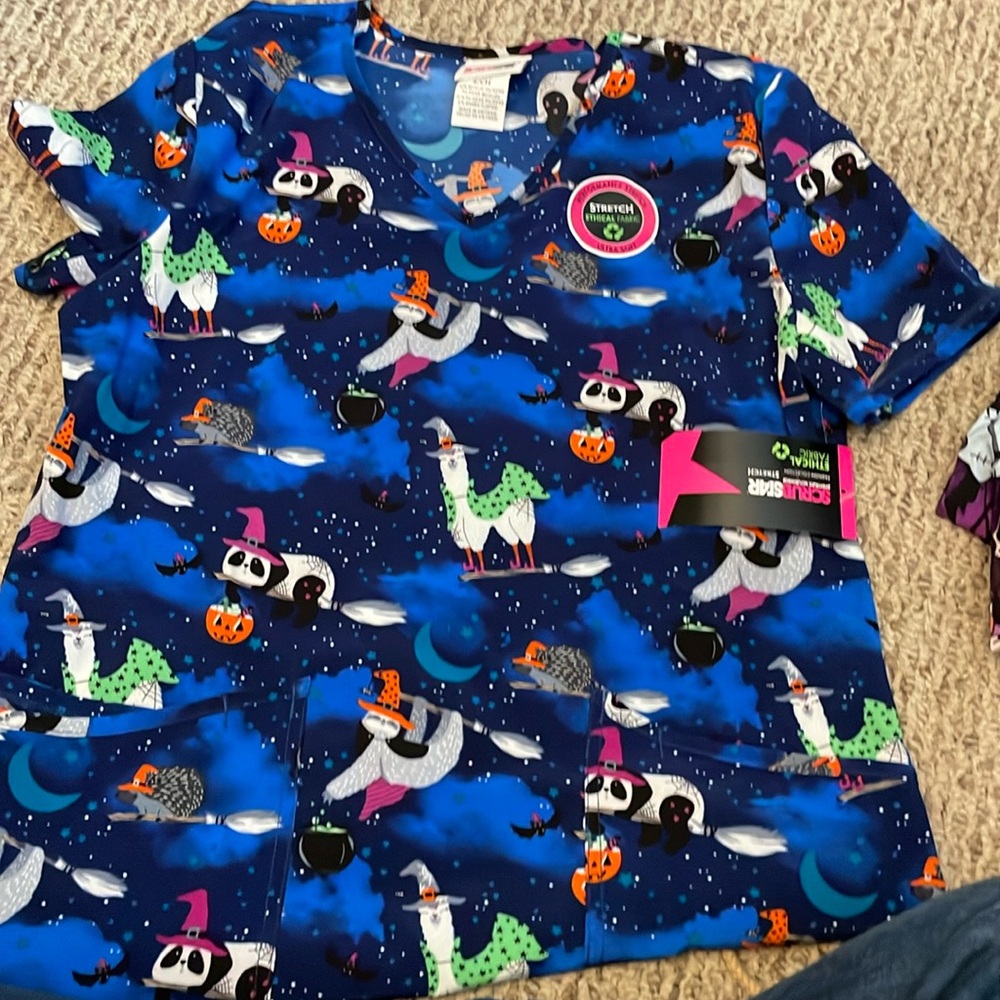 new scrub top